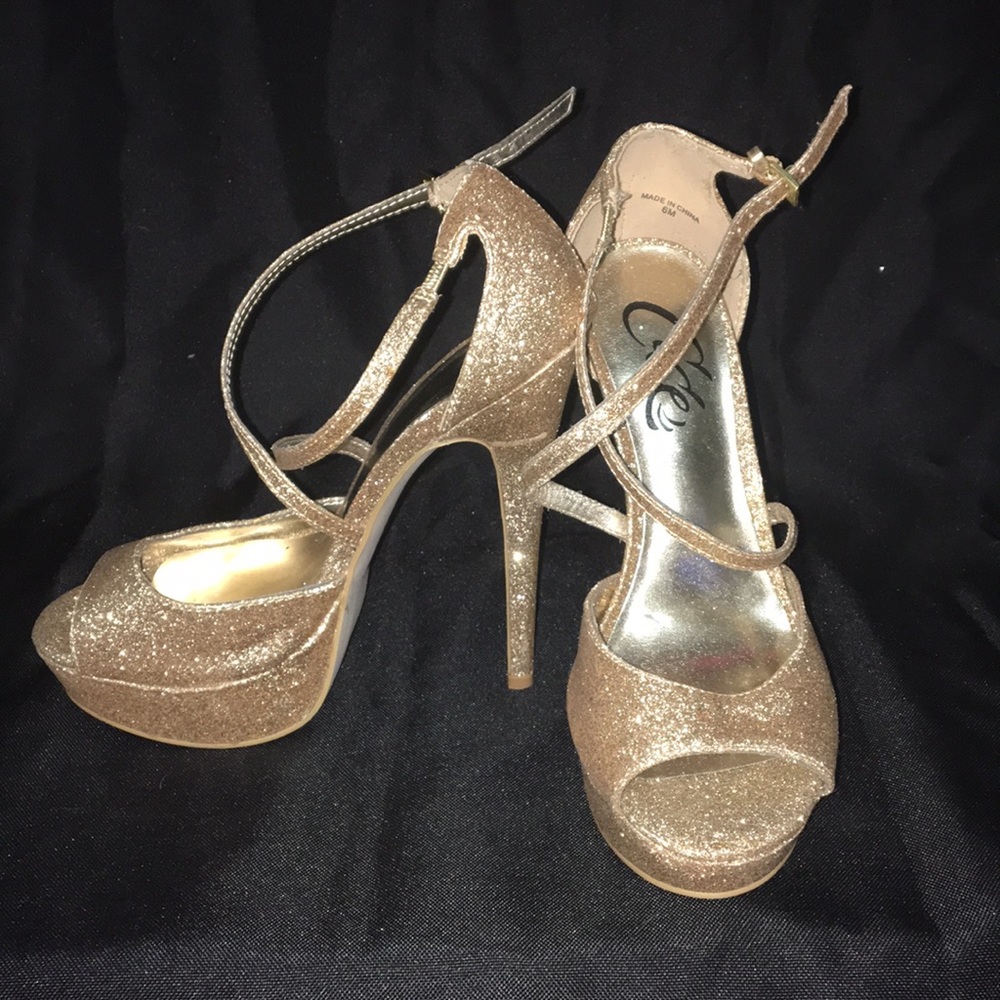 Glitter heels